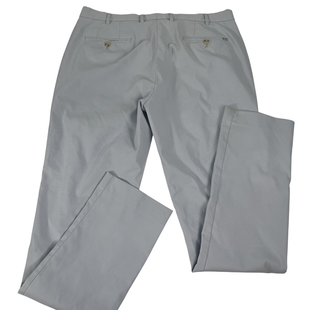 Peter Millar Pants Mens 36x34 Light Blue Performance Chino‎ Golf Casual Twill